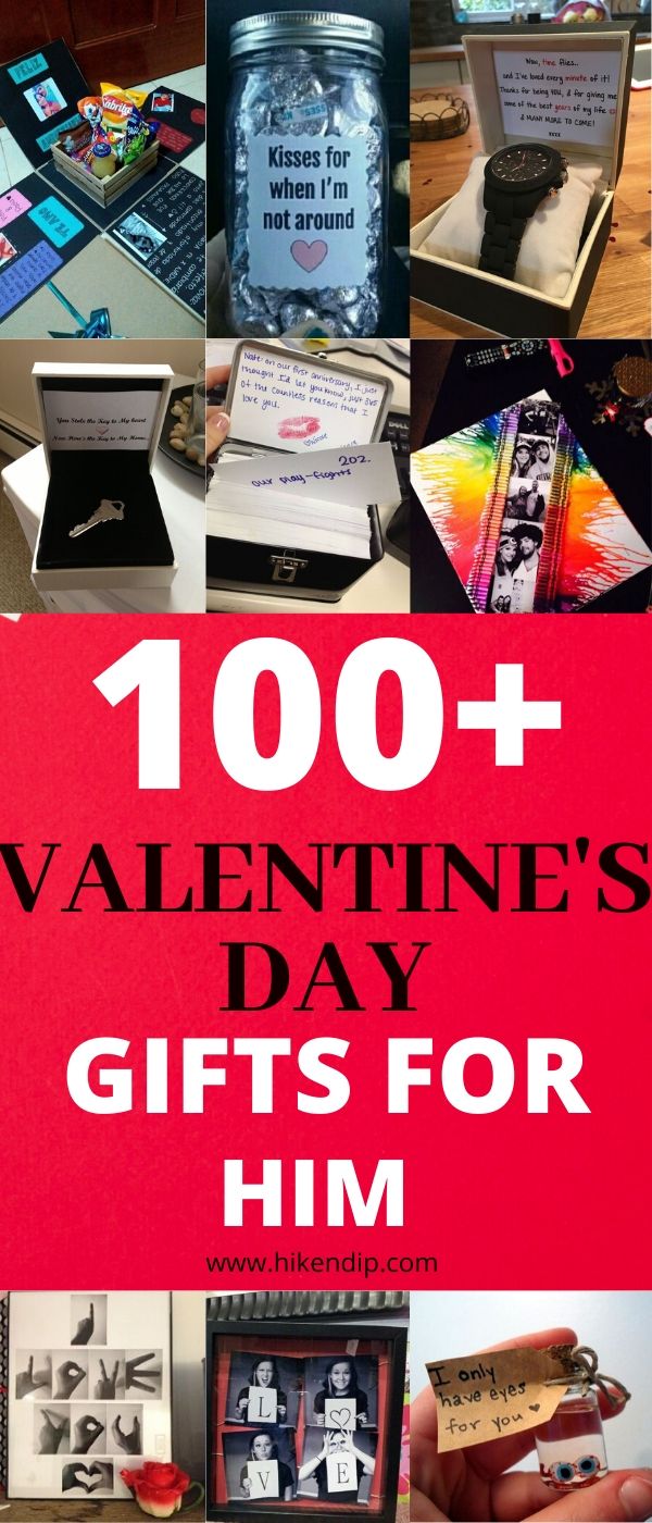 100 Cute Valentine's Day Gifts For Boyfriends That Are Sweet and Romantic -  Hike n Dip  Diy valentines day gifts for him, Valentine gifts for  girlfriend, Diy valentines gifts for him