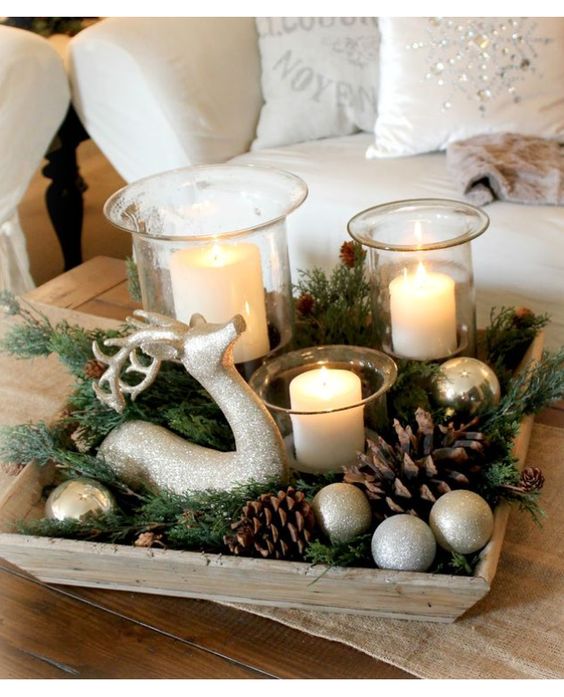 50+ Cheap and Easy Christmas Centerpiece Ideas that you can Make in a ...