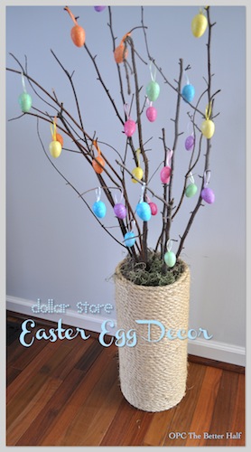 Dollar Store Easter Decorations