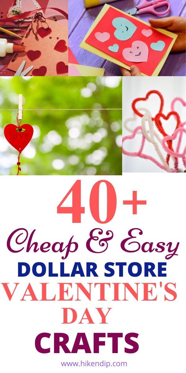 Easy Valentine's Day Dollar Store Crafts