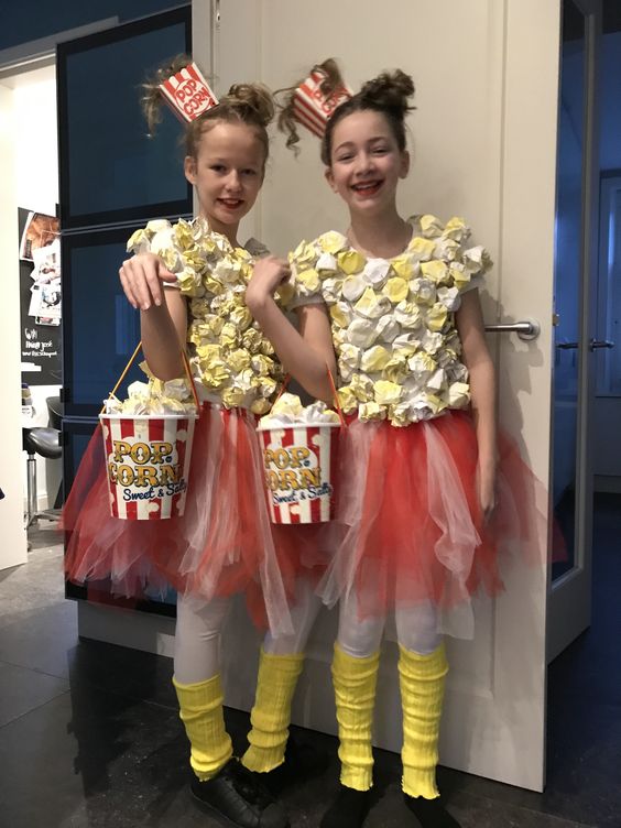 DIY Popcorn Costume  Popcorn costume, Popcorn costume diy, Last minute  halloween costumes