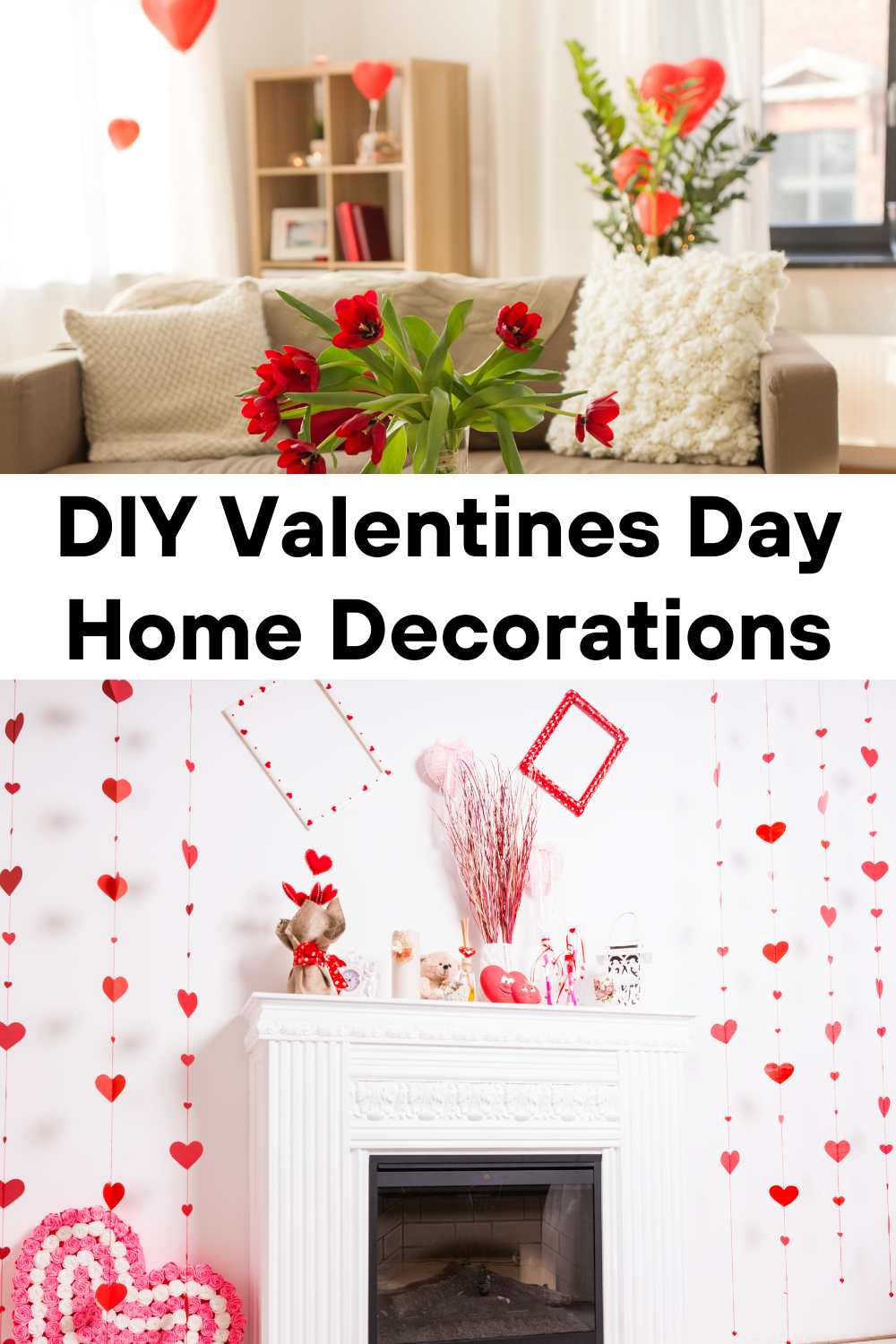Simple Valentine Day Table Decorations With No Red 