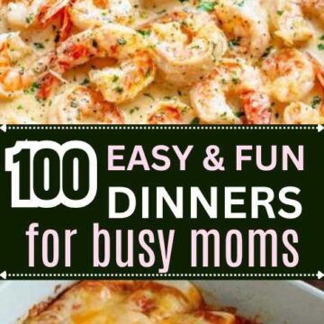 collage for easy and fun dinners